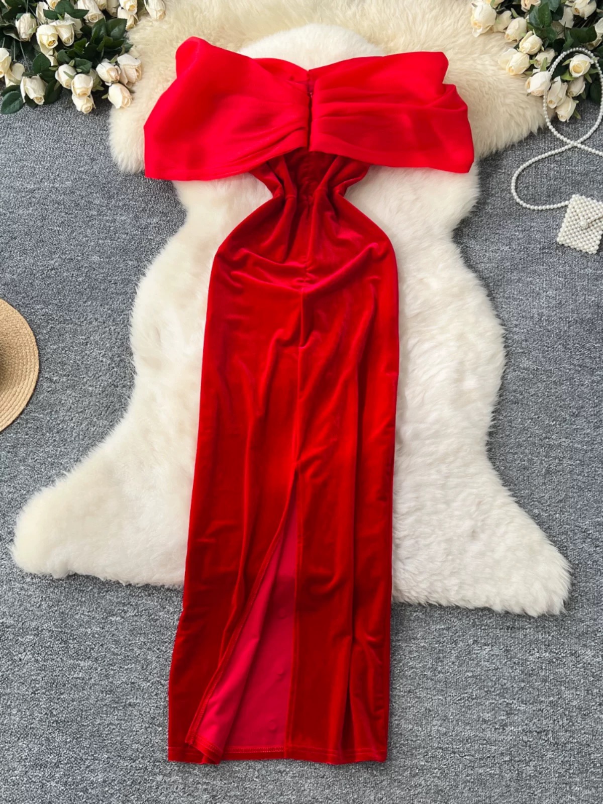 Dishing the details dress EBC308 images